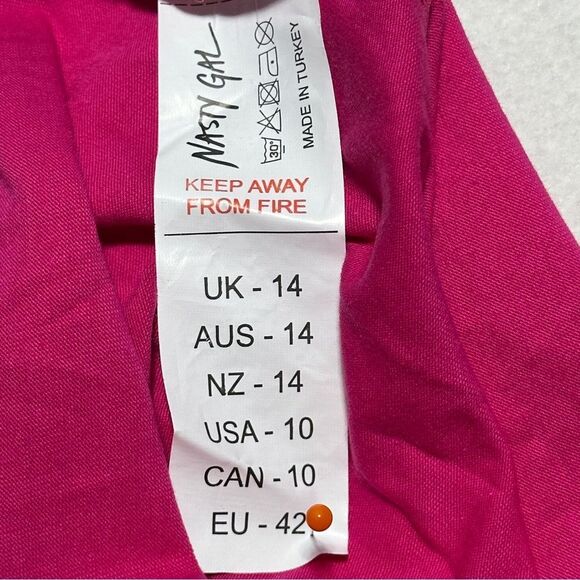 Nasty Gal Womens Bodysuit Size 10‎ Plunge Neckline Chic Fun Feminine NWT - Picture 6 of 7